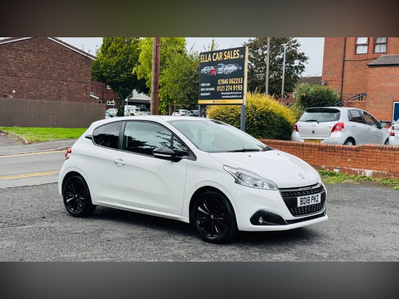 2018 Peugeot 208 1.2 PureTech Black Edition Hatchback 3dr Petrol Manual Euro 6 82 ps
